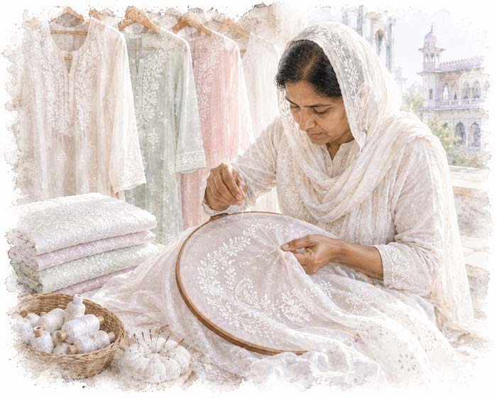 Chikankari, Lucknow (Uttar Pradesh)