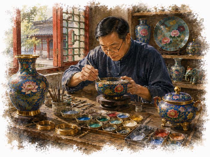 Chinese Cloisonné, Beijing