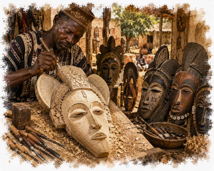 Baoulé Mask, Bouaké