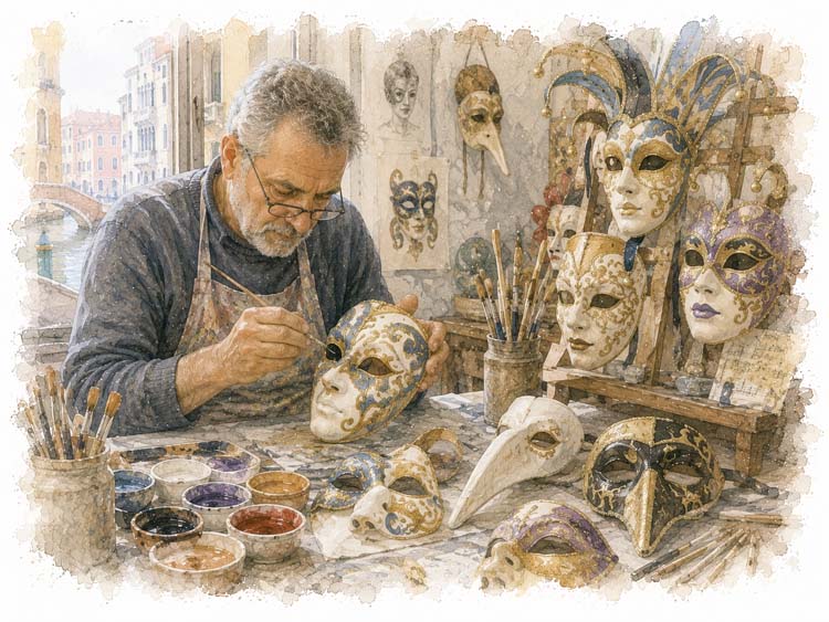 Venetian Mask, Venice