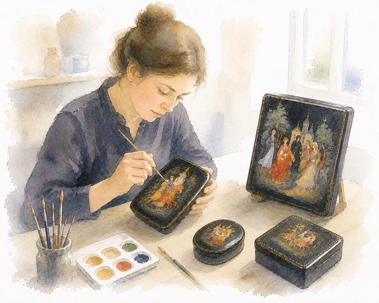 Palekh Miniature, Palekh