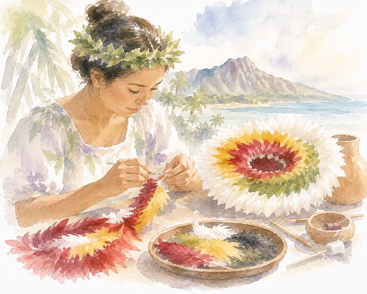 Hawaiian Featherwork, Hawaiian Islands