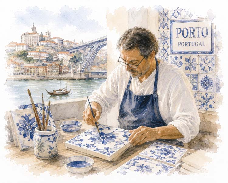 Portuguese Azulejo, Porto