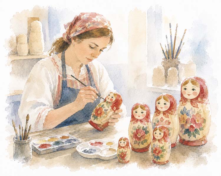 Matryoshka, Sergiev Posad