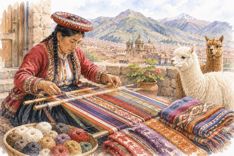 Peruvian Alpaca Textile, Cusco