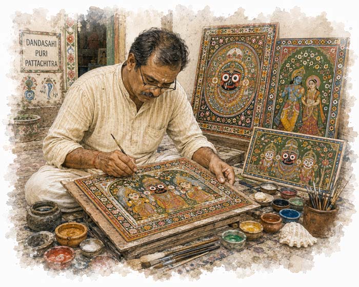 Pattachitra, Dandasahi, Puri