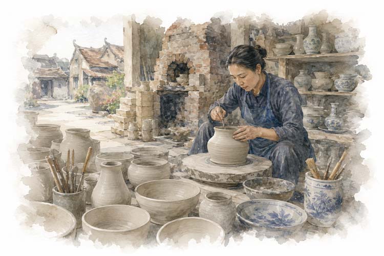 Bat Trang Ceramics, Hanoi (Bat Trang village)