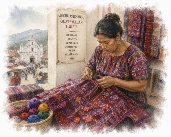Guatemalan Huipil, Chichicastenango