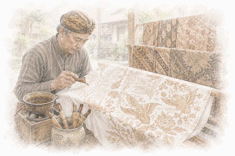 Javanese Batik, Java (Yogyakarta, Solo, Pekalongan, Cirebon)