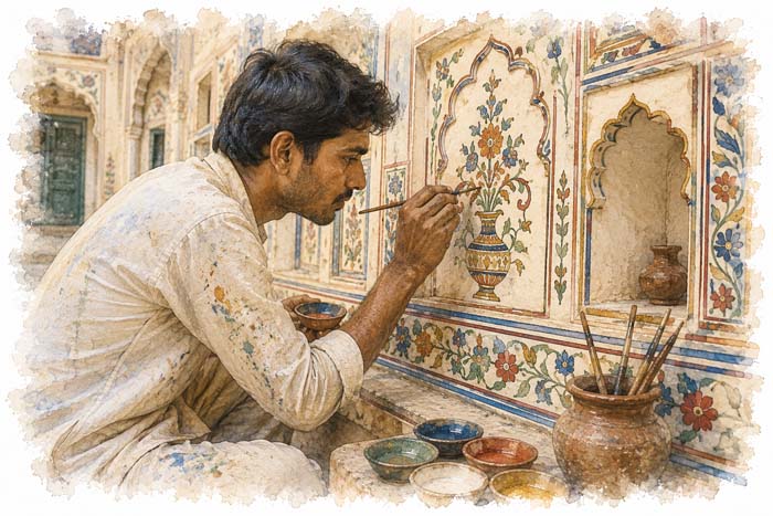 Domestic Architectural Craft, Shekhawati (Rajasthan)