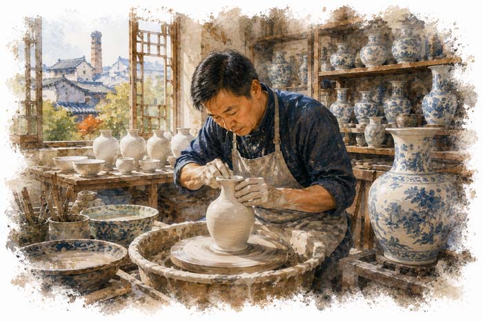 Jingdezhen Porcelain, Jingdezhen (Jiangxi)