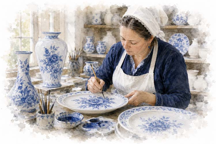 Delft Blue Pottery, Delft