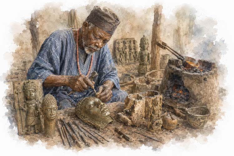 Benin Bronze, Benin City