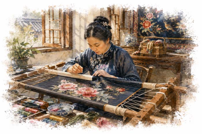 Xiang Embroidery, Changsha (Hunan)