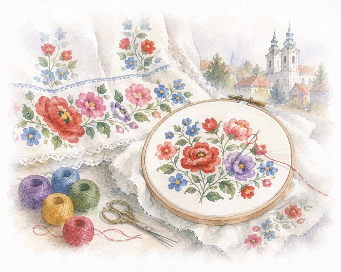 Kalocsa Embroidery, Kalocsa