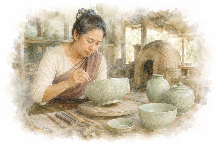 Thai Celadon, Sukhothai