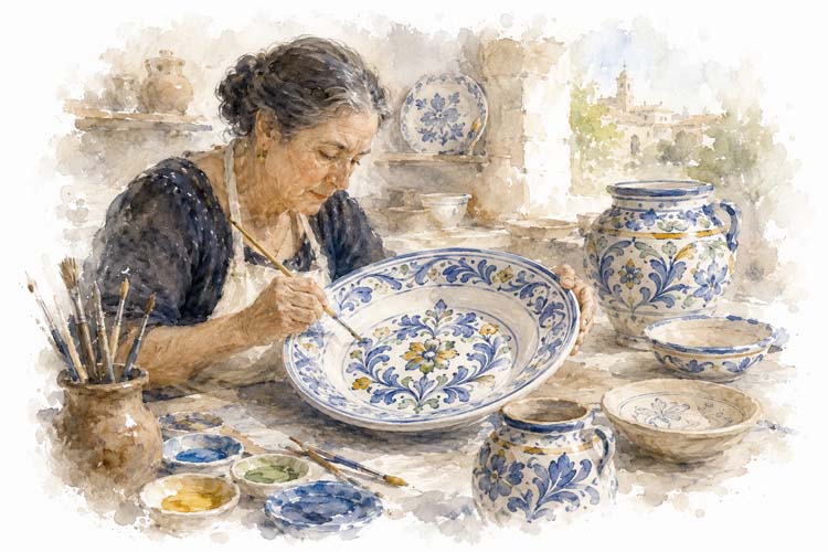 Spanish Talavera de la Reina, Puente del Arzobispo