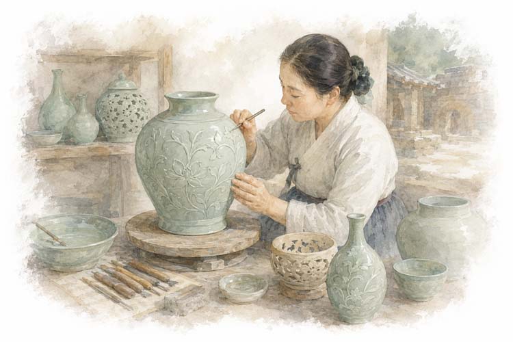 Korean Goryeo Celadon, Buan