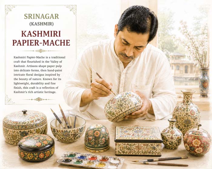 Kashmiri Papier-Mâché, Srinagar (Kashmir)